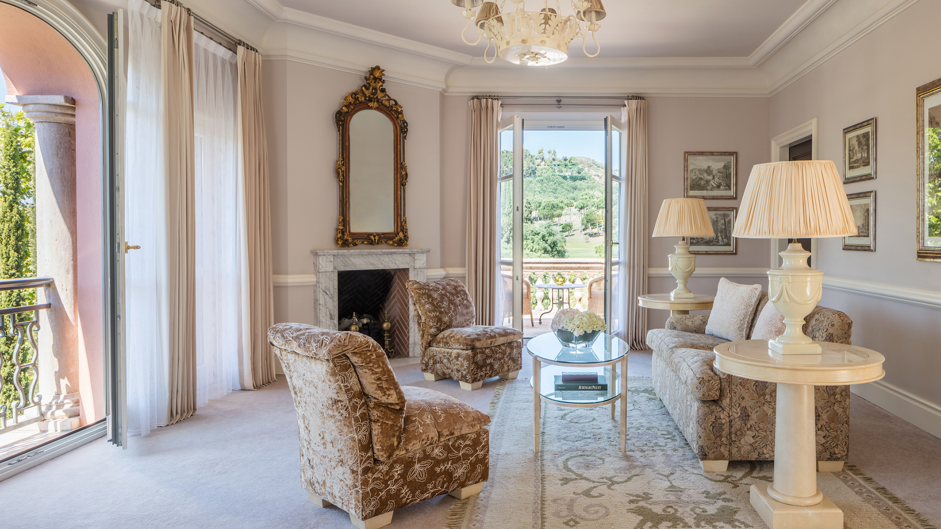 Europe, Spain, Mallorca, Anantara Villa Padierna Palace, Villa One Bedroom Living Room