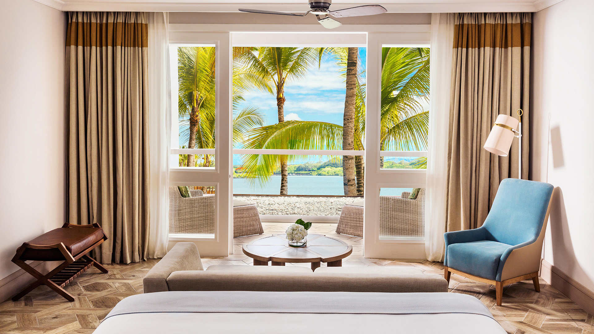 Indian ocean, Mauritius, One & Only Le Saint Geran, Lagoon Balcony Room