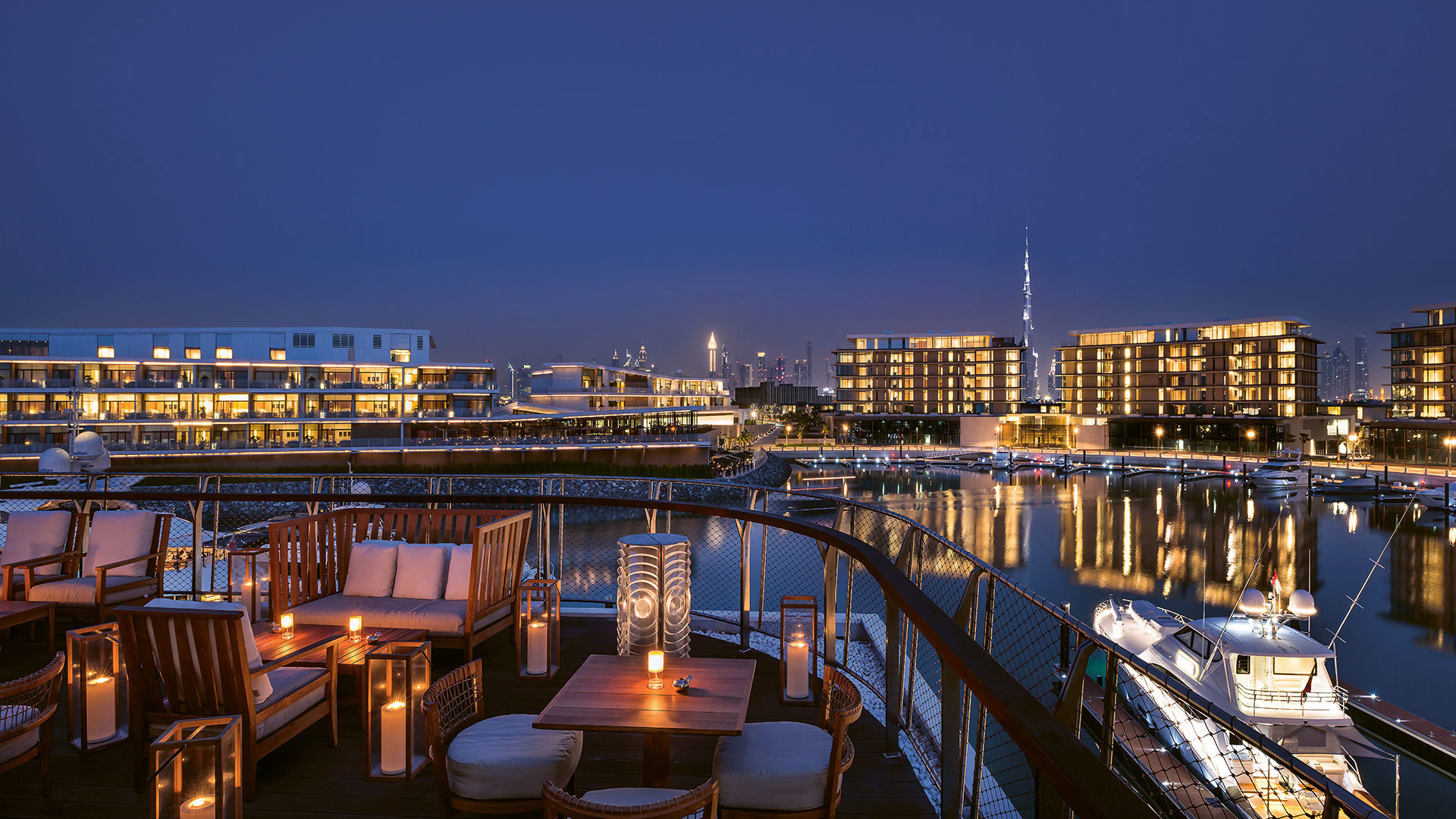 Arabia, Dubai, Bvlgari Resort Dubai, Yacht club marina