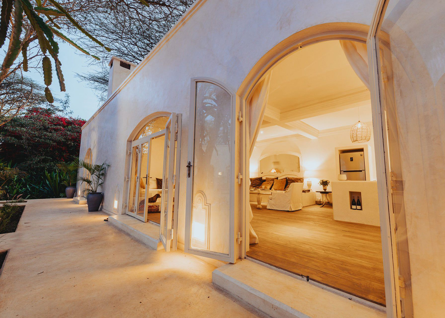 Africa, Kenya, Manzili House, open doors