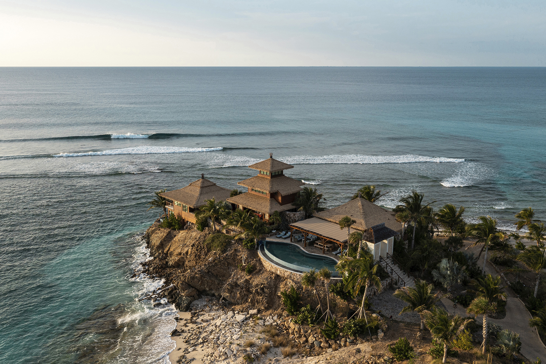 Caribbean, British Virgin Islands, Necker Island, Bali Hi Exterior