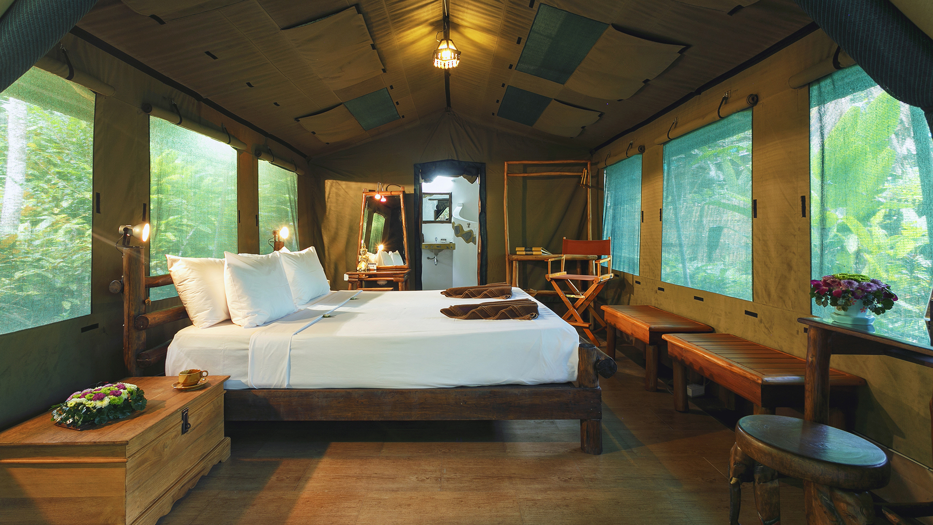  Elephant Hills, Thailand, The Elephant Camp Luxury Tent
