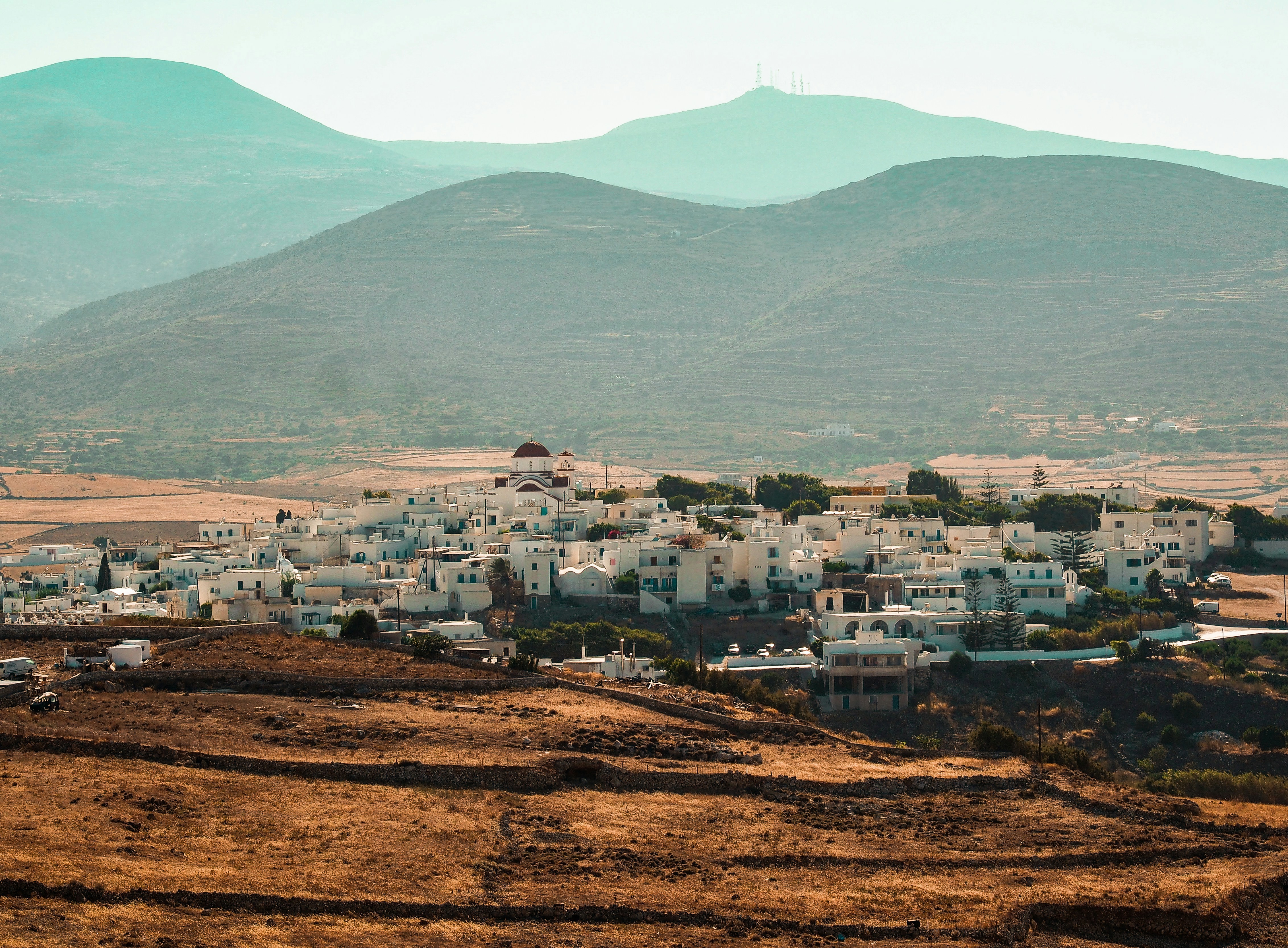Marpissa town on Paros