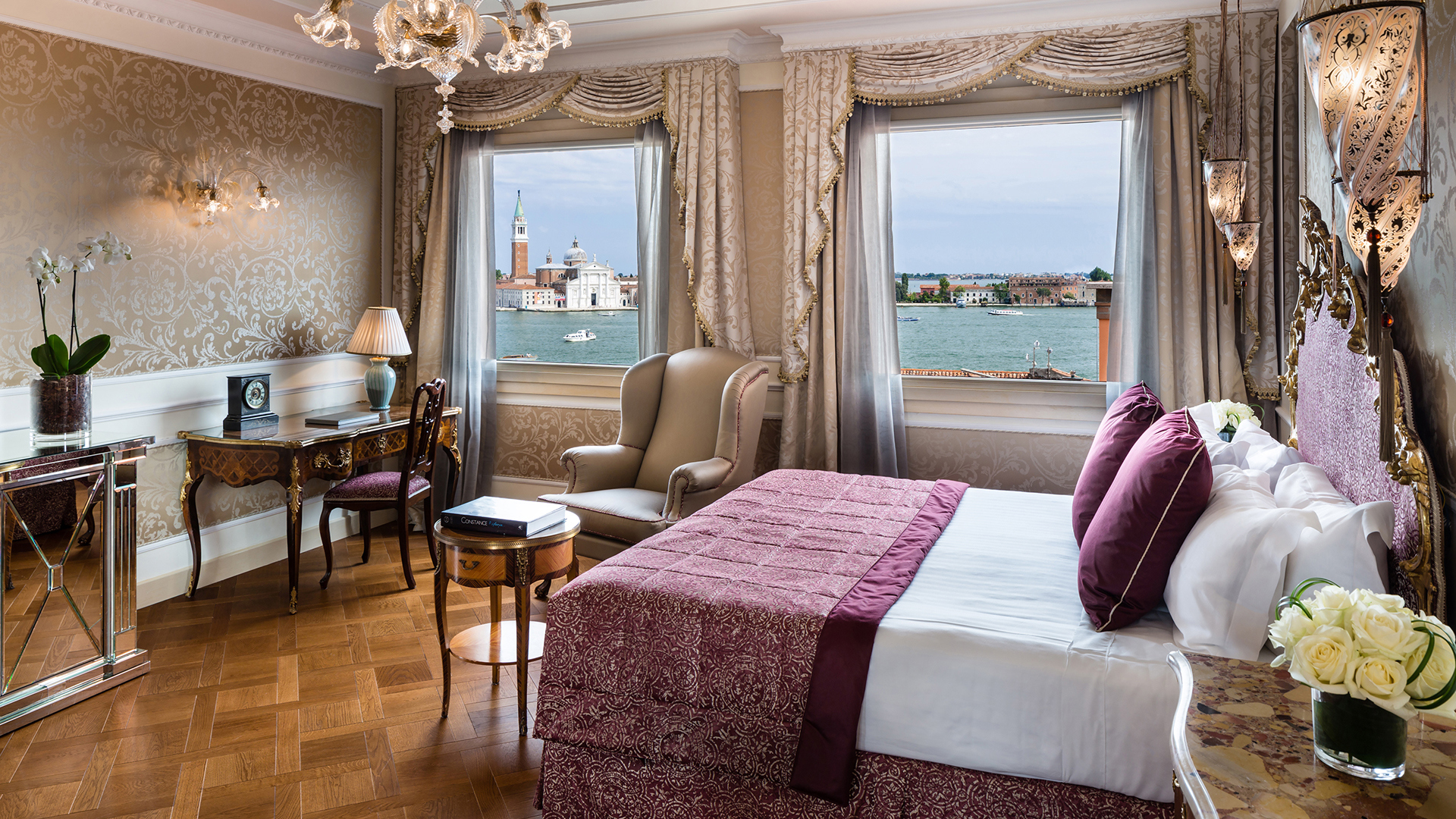 Europe & North Africa, Italy, Venice, Baglioni Hotel Luna, Lagoon View Bedroom
