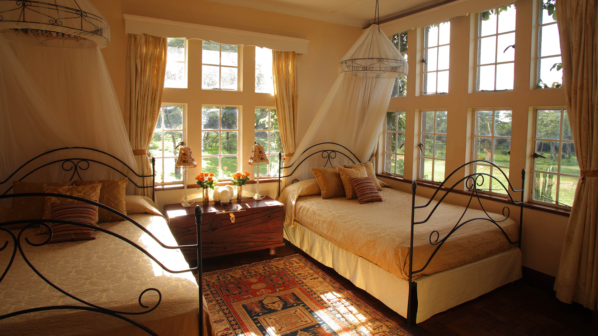  Africa, Kenya, Giraffe manor, Twin room