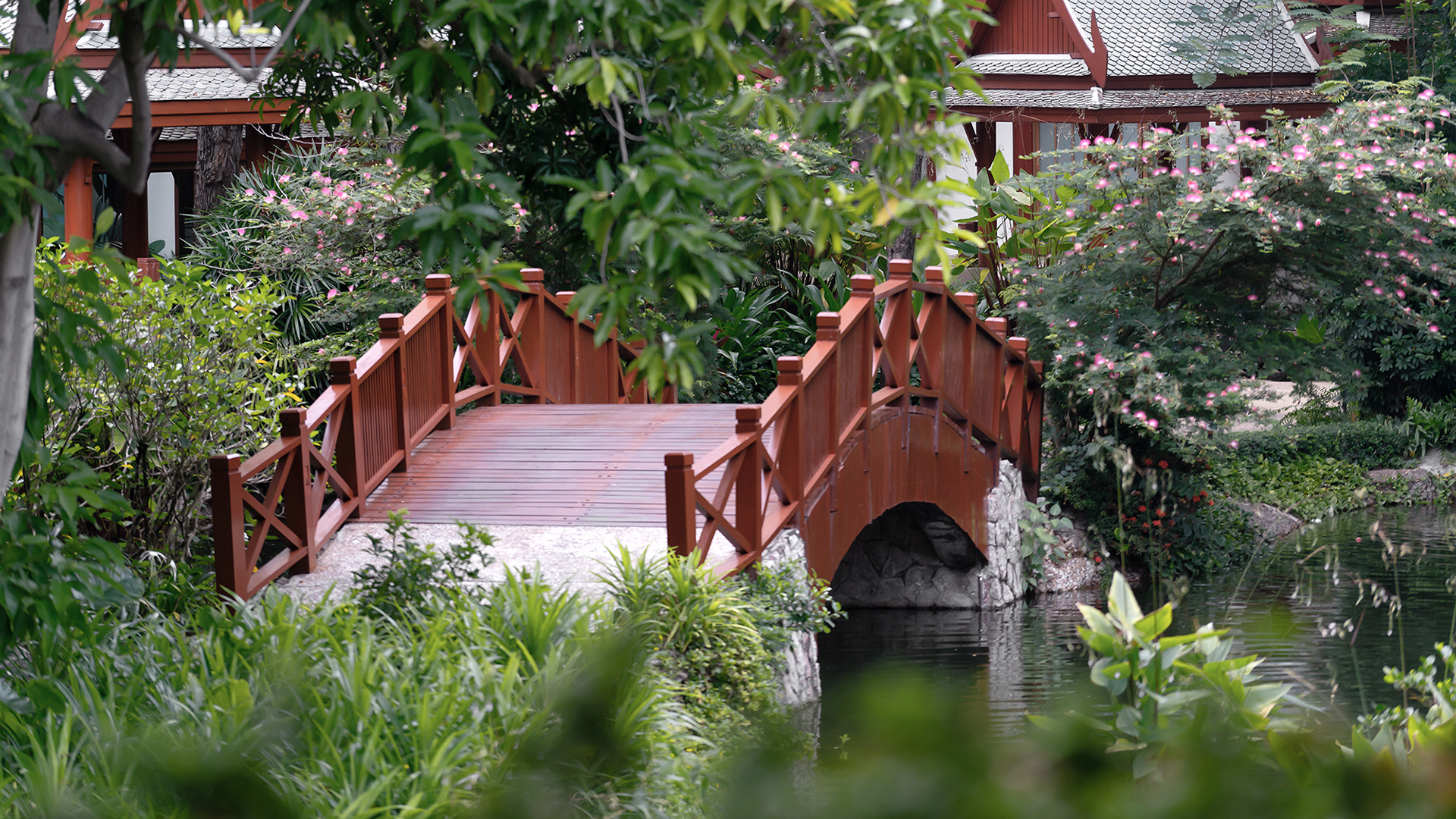  Indian Subcontinent, Far East & Australasia, Thailand, Chiva-Som International Health Resort, Garden Bridge