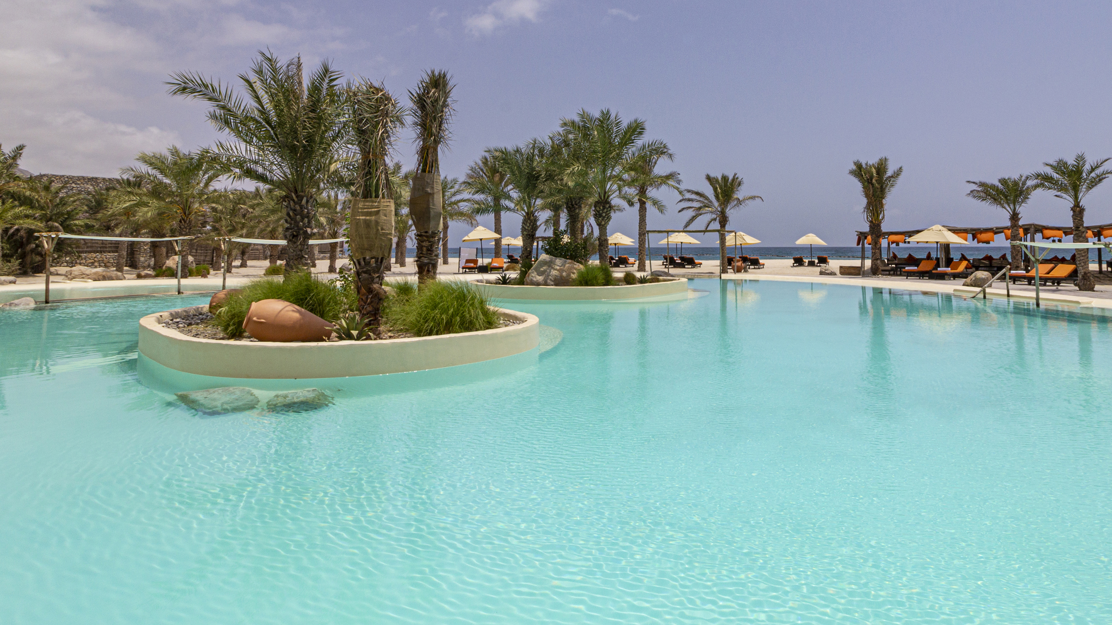 Indian Ocean, Oman, Six Senses Zighy Bay, Pool