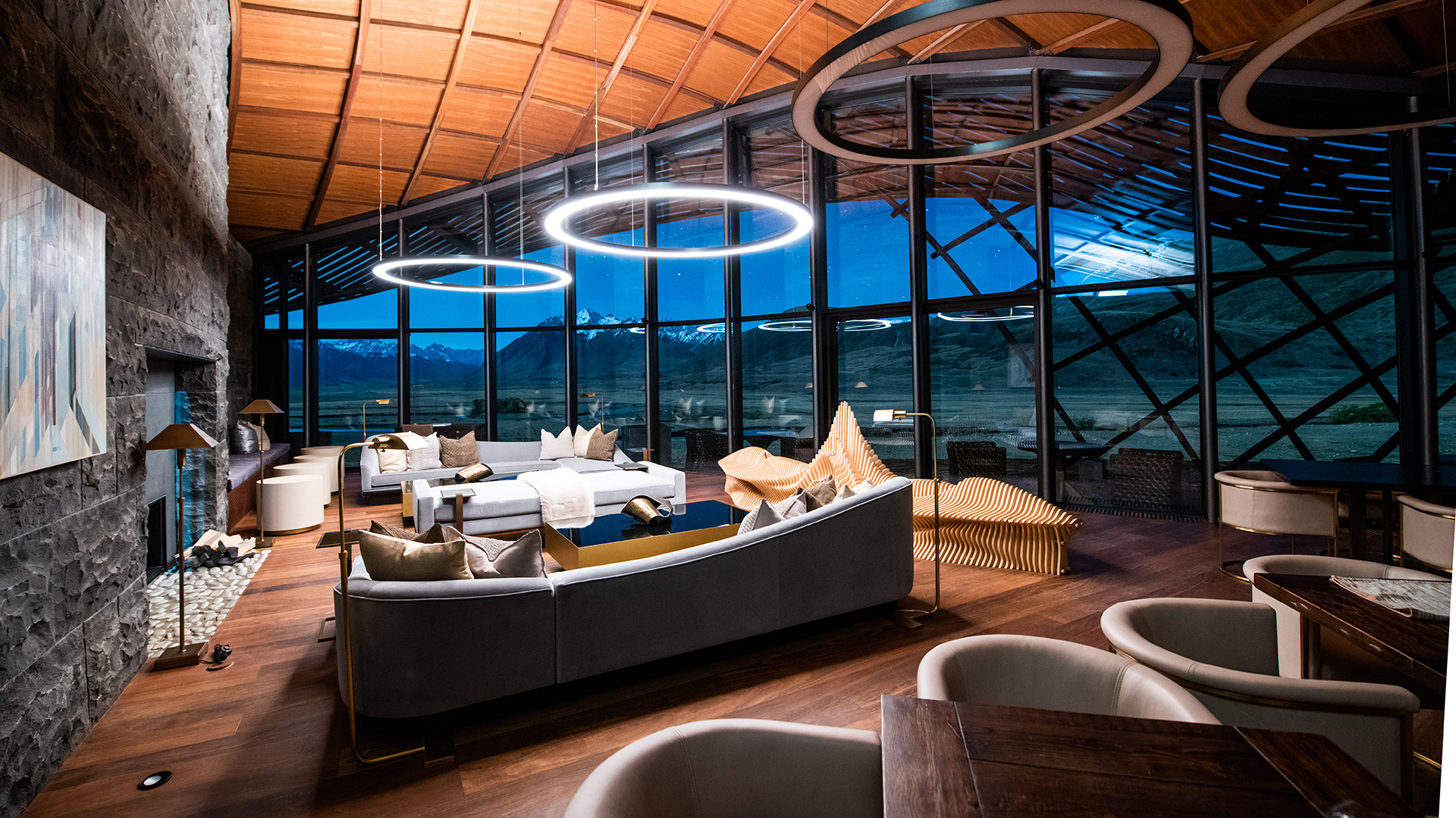  Wordwide, New Zealand, The Lindis, Lounge at Night