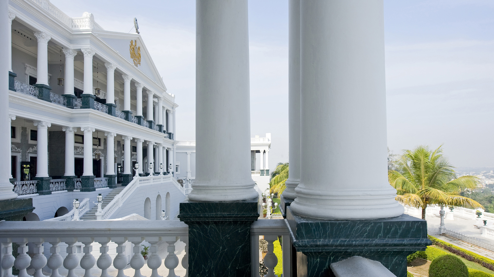  Worldwide, India, Taj falaknuma palace, View