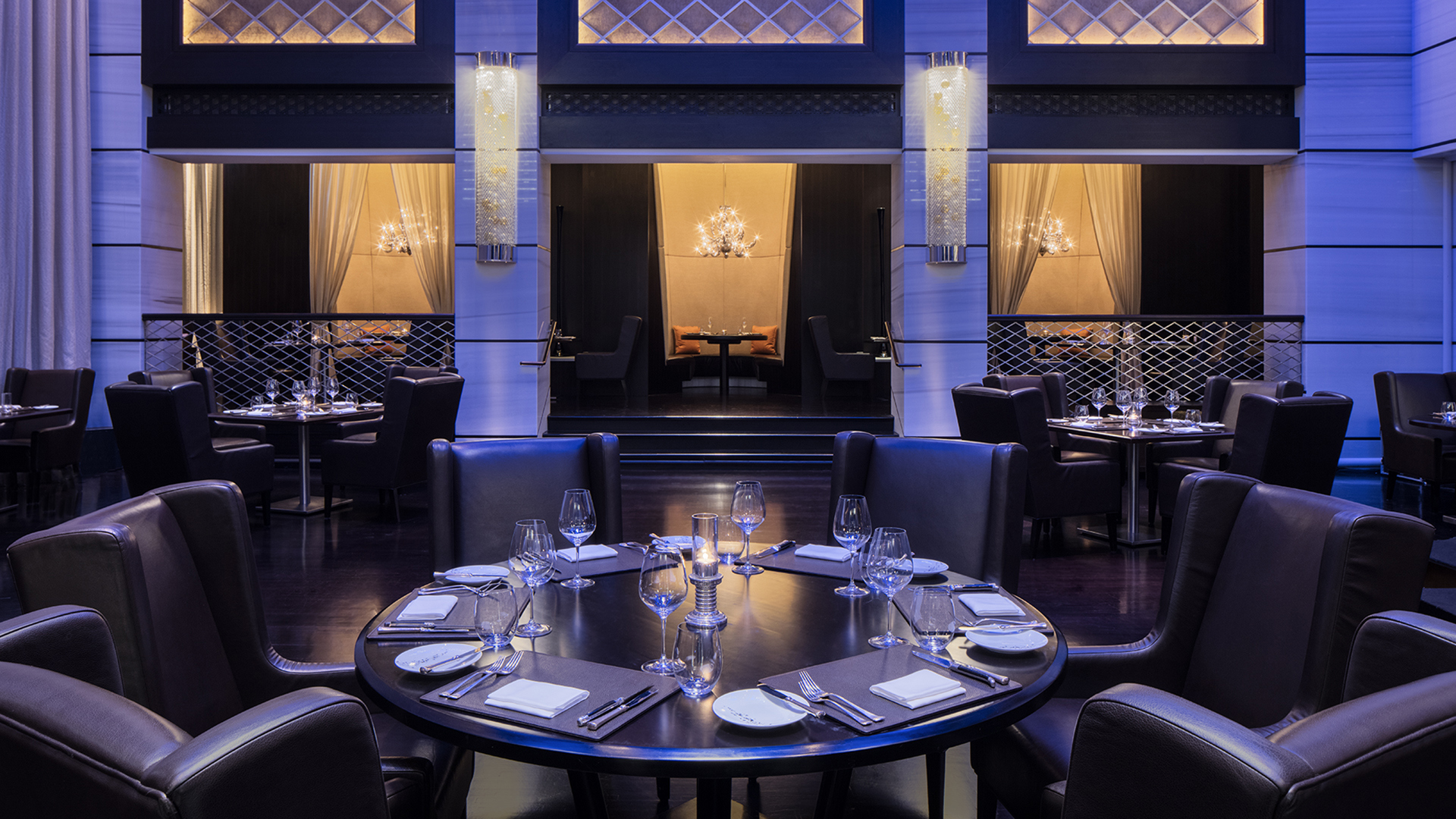 Indian Ocean, Arab Emirates, Abu Dhabi, The St. Regis Saadiyat Island Resort, Restaurant