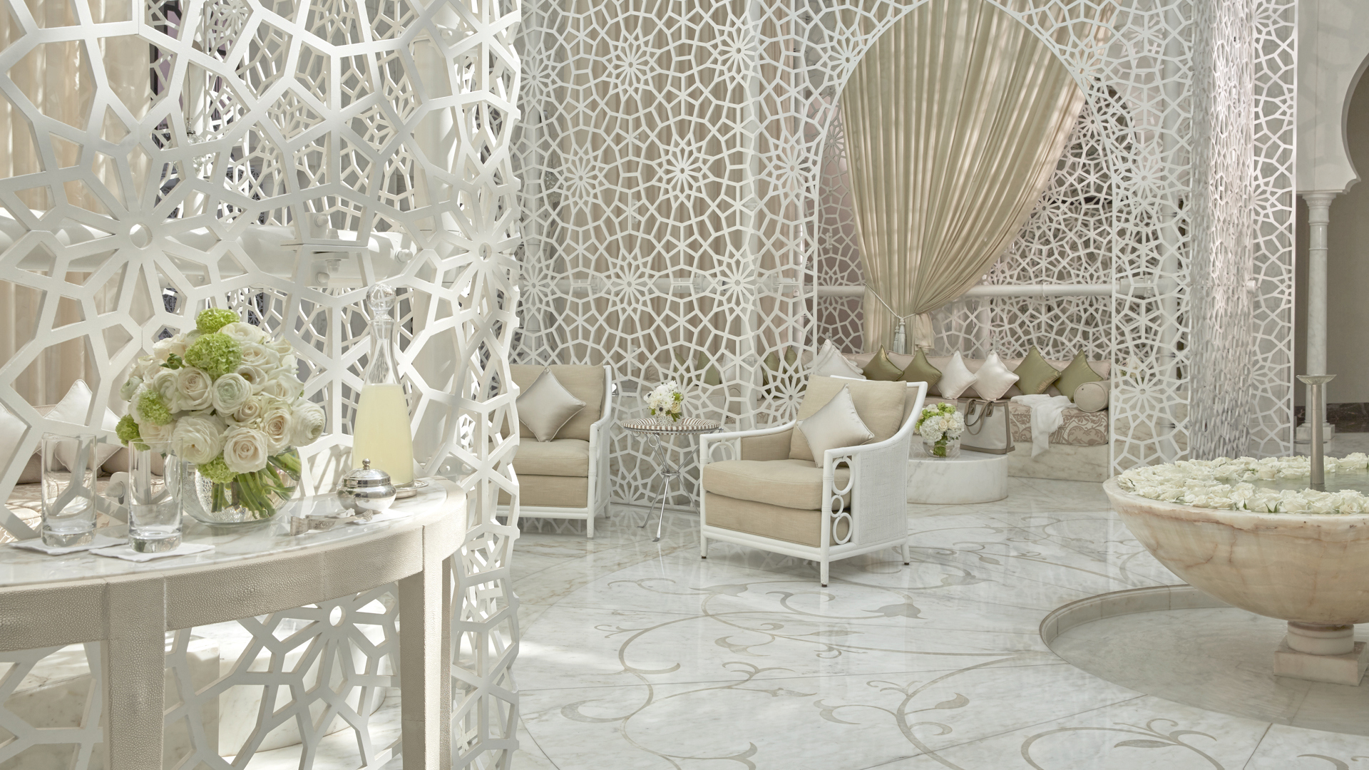 Europe, Luxury Morocco Holidays, Royal Mansour Marrakech, Spa atrium