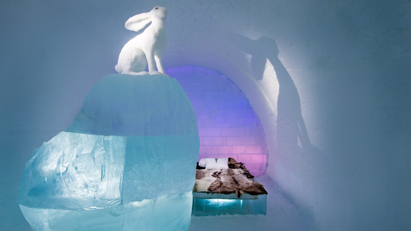 Ski & Snow, Jukkasjärvi, Sweden, Icehotel, Follow the White Rabbit Art Suite