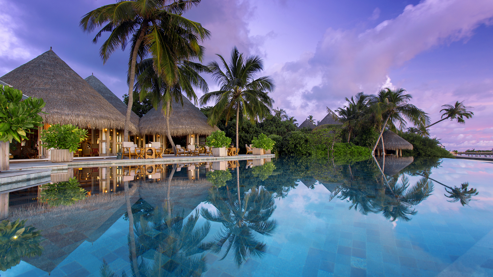 Indian Ocean, Maldives, Milaidhoo, Pool