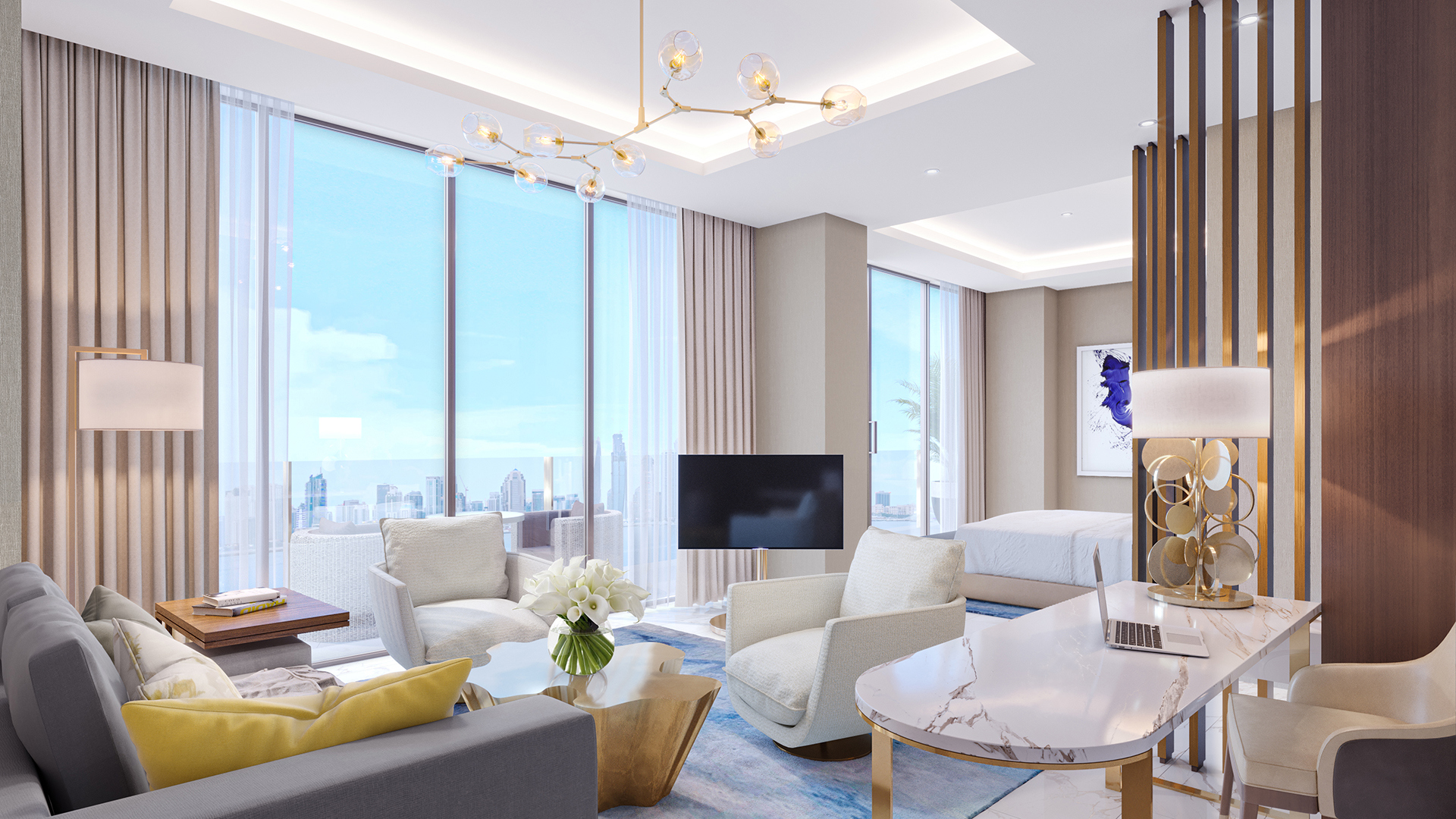 Indian Ocean & Arabia, Dubai, Atlantis, The Royal, Skyview Suite Lounge