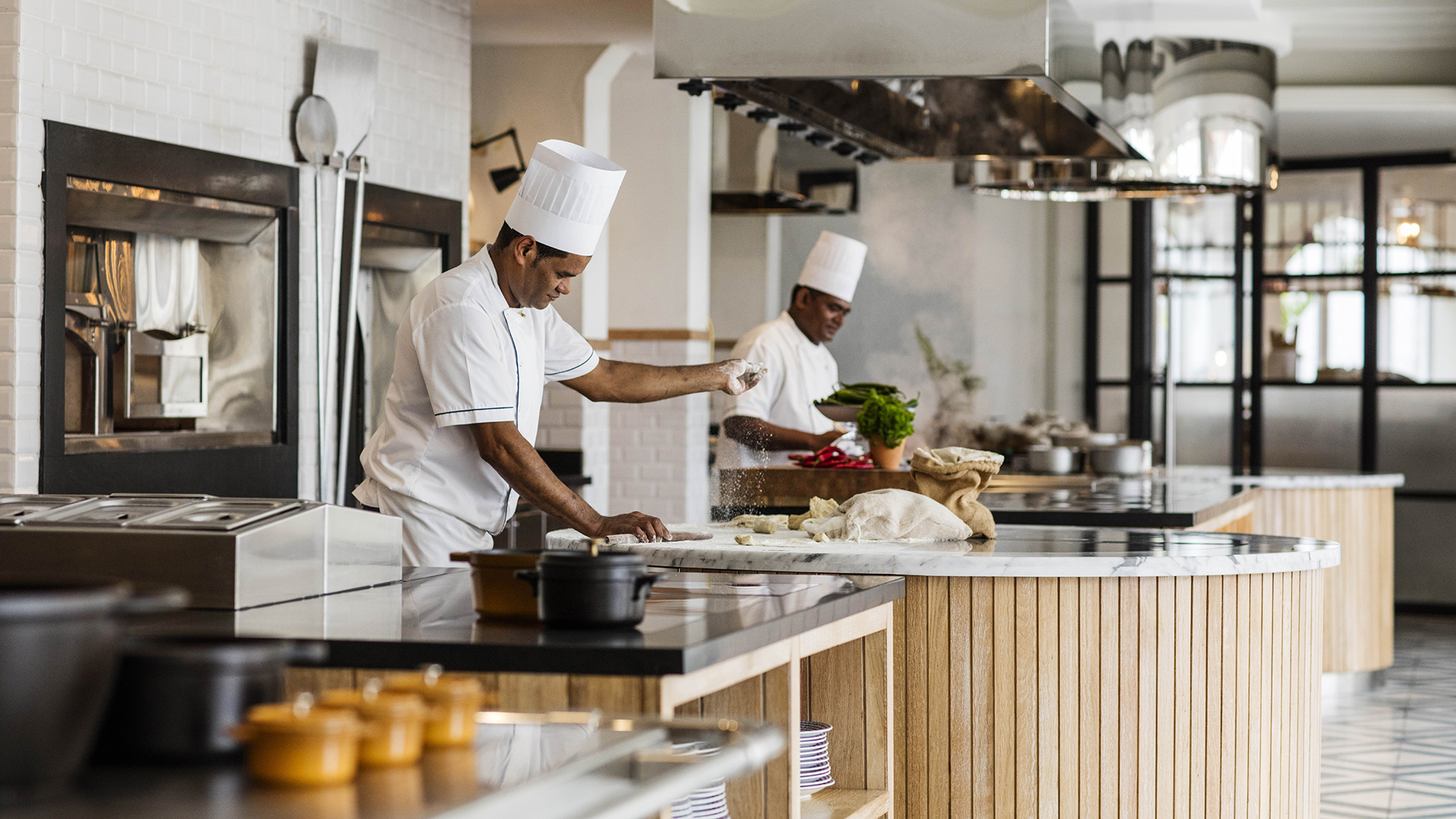 Indian ocean, Mauritius, One & Only Le Saint Geran, Kitchen