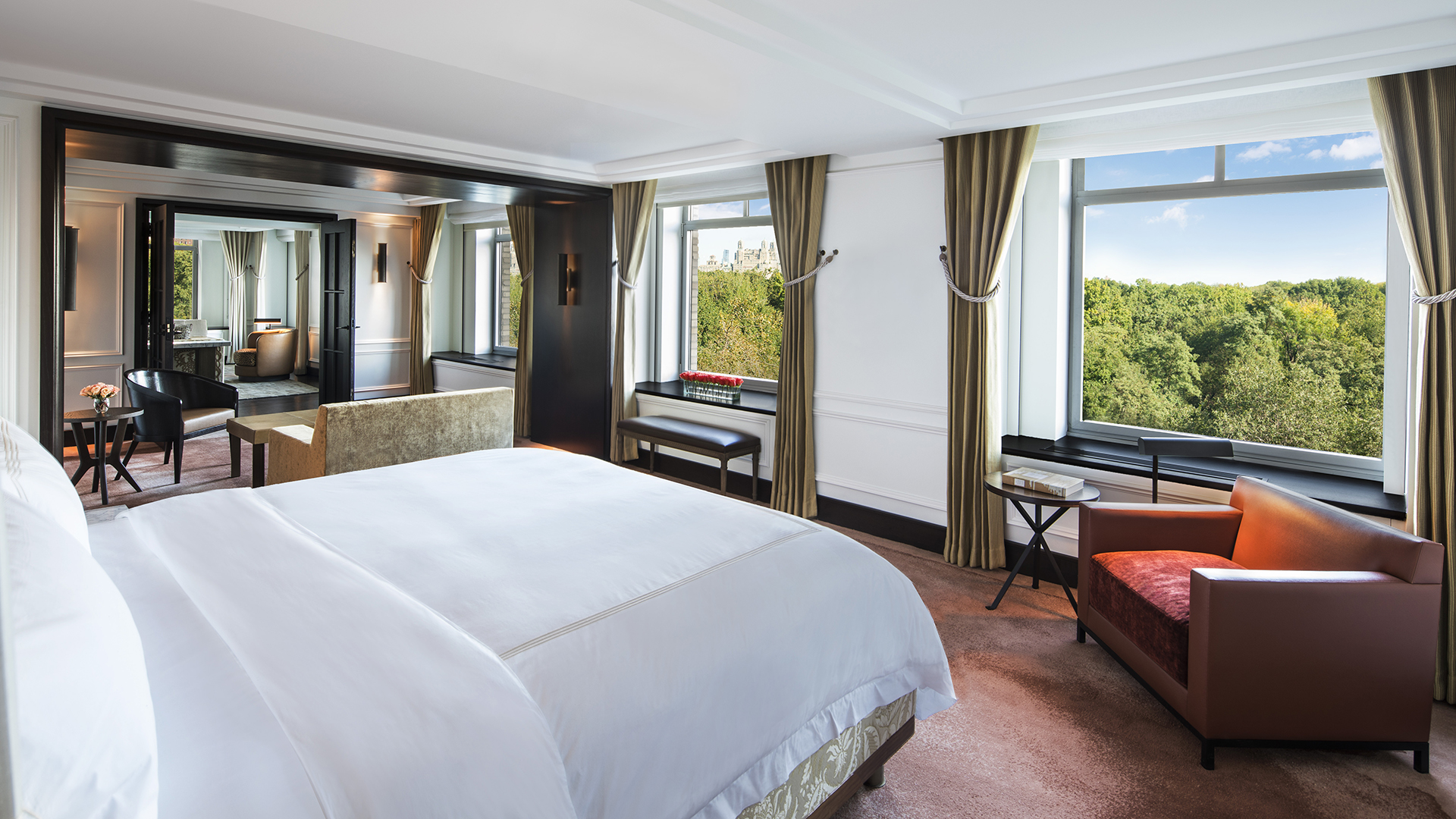  North america & canada, New york, Ritz-carlton central park, Royal Suite Bedroom
