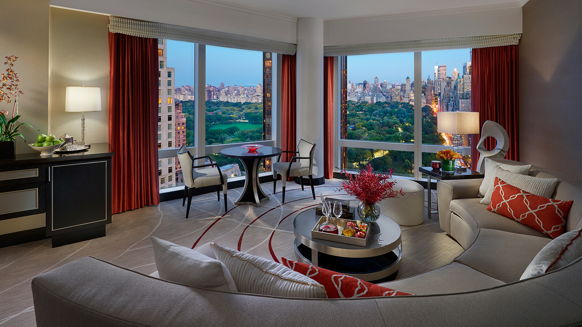  USA, Luxury New York Holidays, Mandarin Oriental, Central Park View Suite