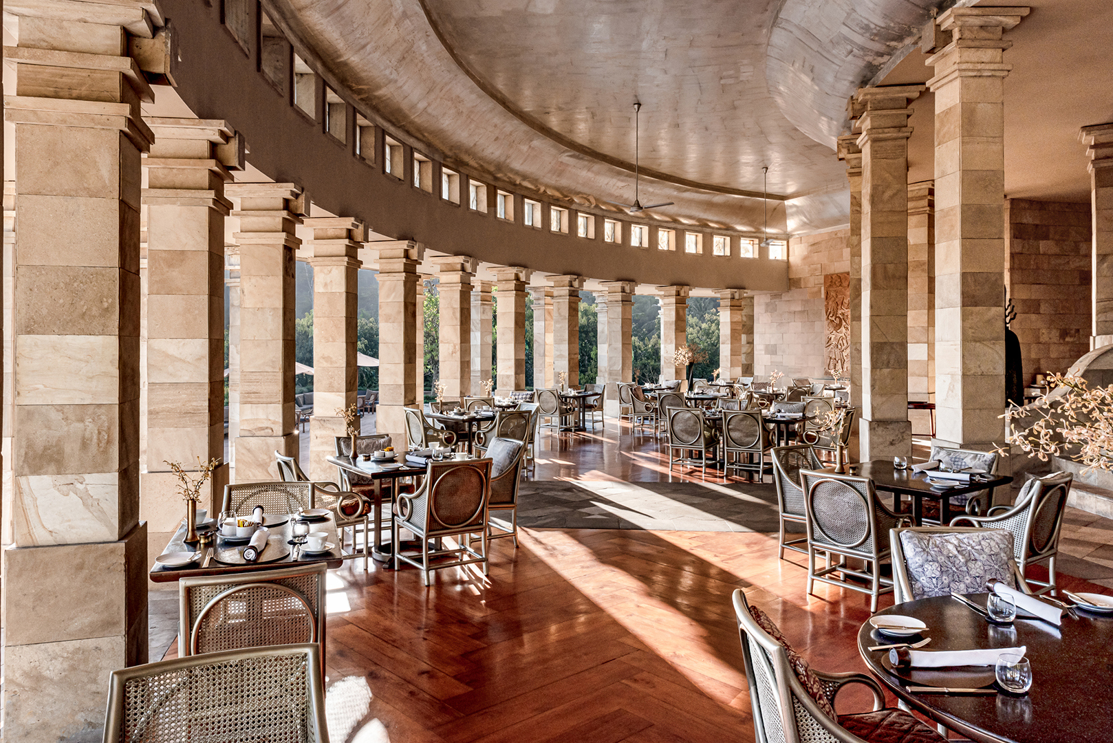 Asia, Indonesia, Amanjiwo, Dining room