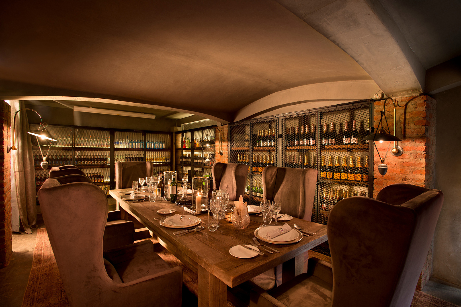 Africa, Tanzania, andBeyond Ngorongoro Crater Lodge, Wine storage