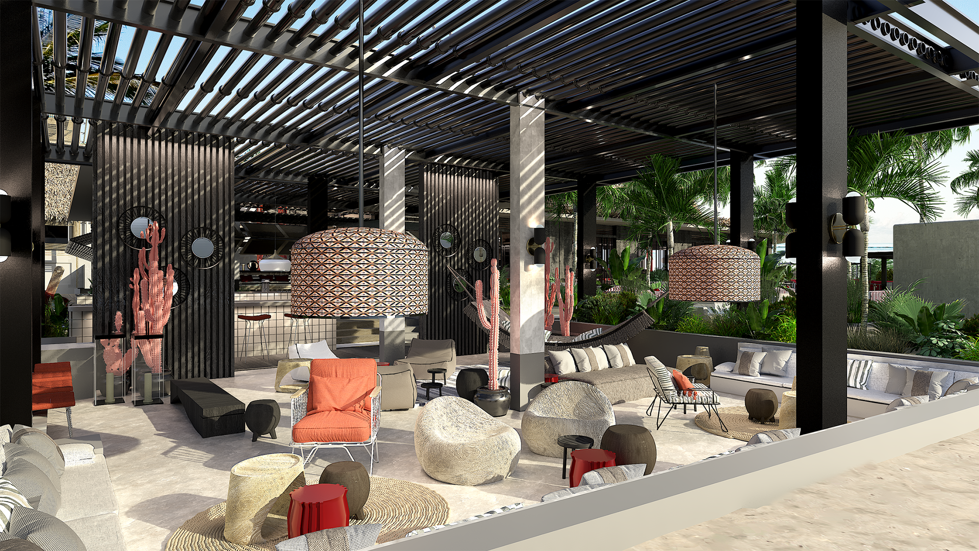 Indian Ocean, Mauritius, LUX* Grand Baie, Beach Rouge