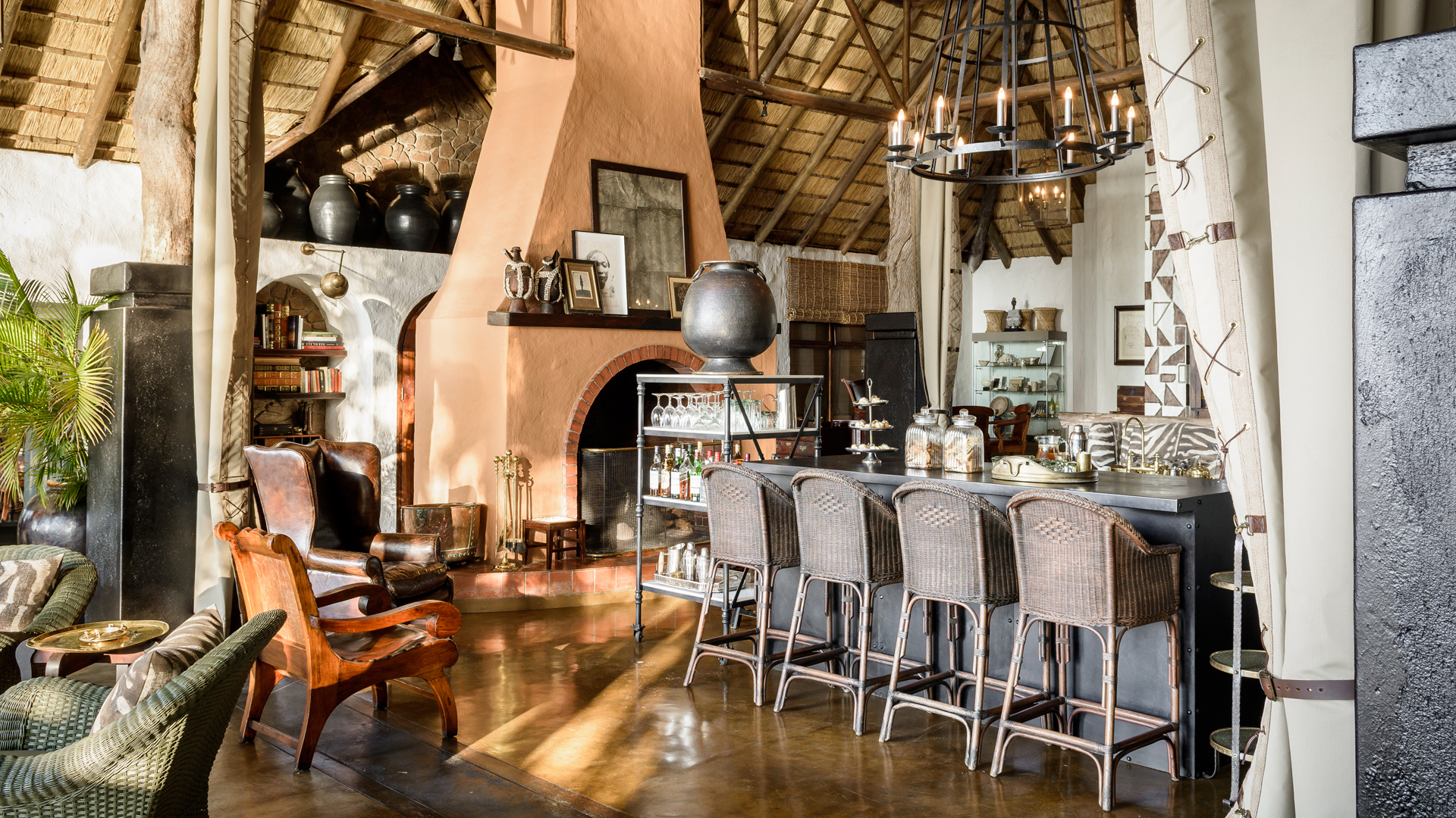  Africa, South Africa, Singita Ebony Lodge, Kitchen bar