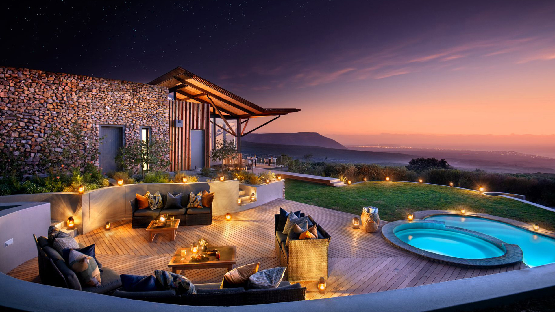  Africa, South Africa, Grootbos Nature Reserve, garden lodge