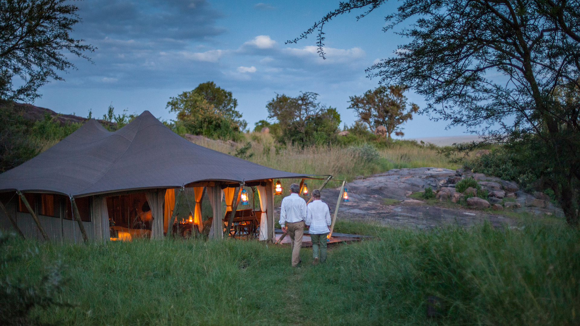 Africa, Luxury Tanzania Holidays, Serengeti Pioneer Camp, Tent Exterior