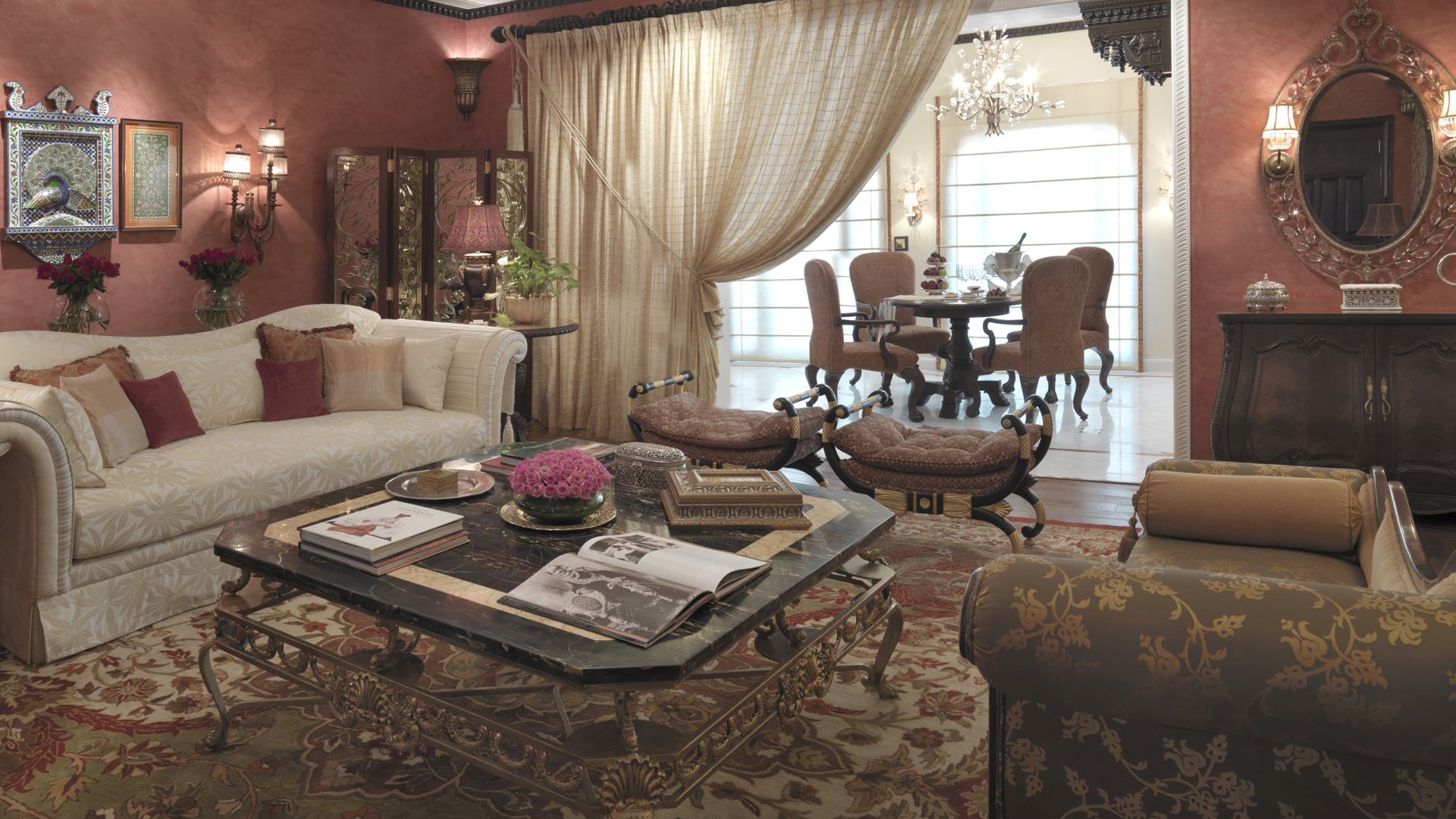 Worldwide, India, Rambagh palace, Sukh niwas suite