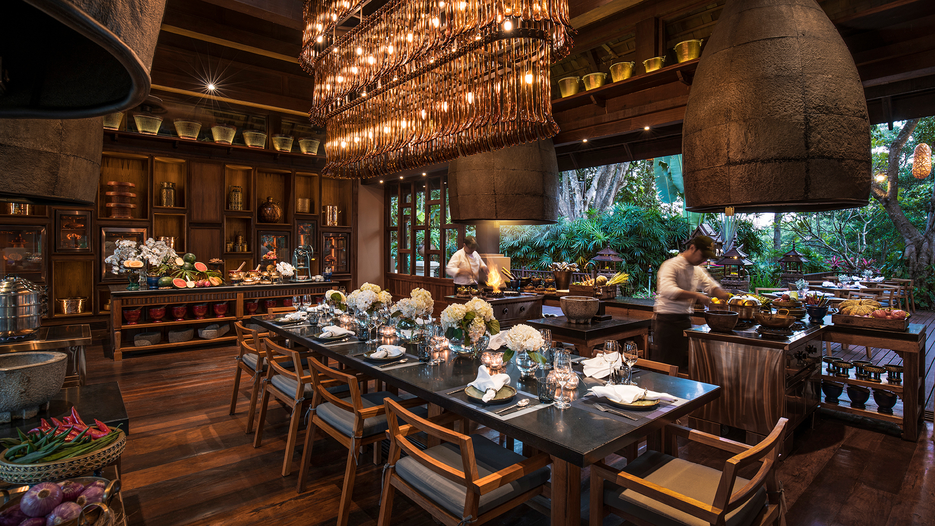  India, Far East & Australasia, Thailand, Four Seasons Resort Chiang Mai, Restaurant