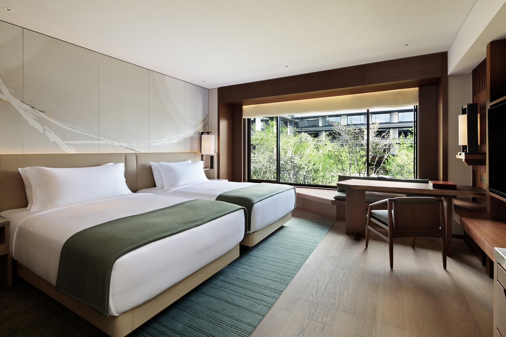 Asia, Japan, Kyoto, The Mitsui Kyoto, premier garden room twin