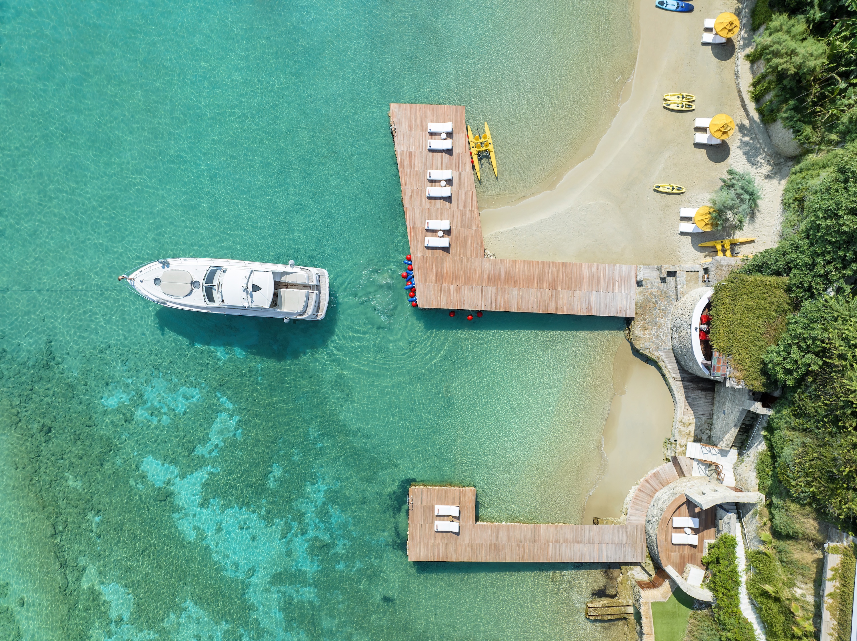 Europe, Greece, Zakynthos, Porto Zante Villas & Spa, Aerial