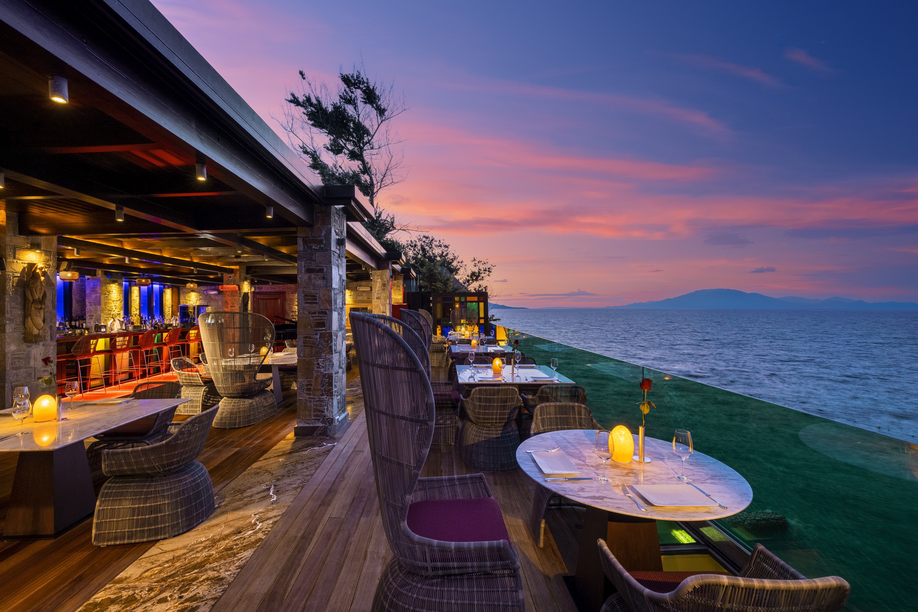 Europe, Greece, Zakynthos, Porto Zante Villas & Spa, Club House Restaurant