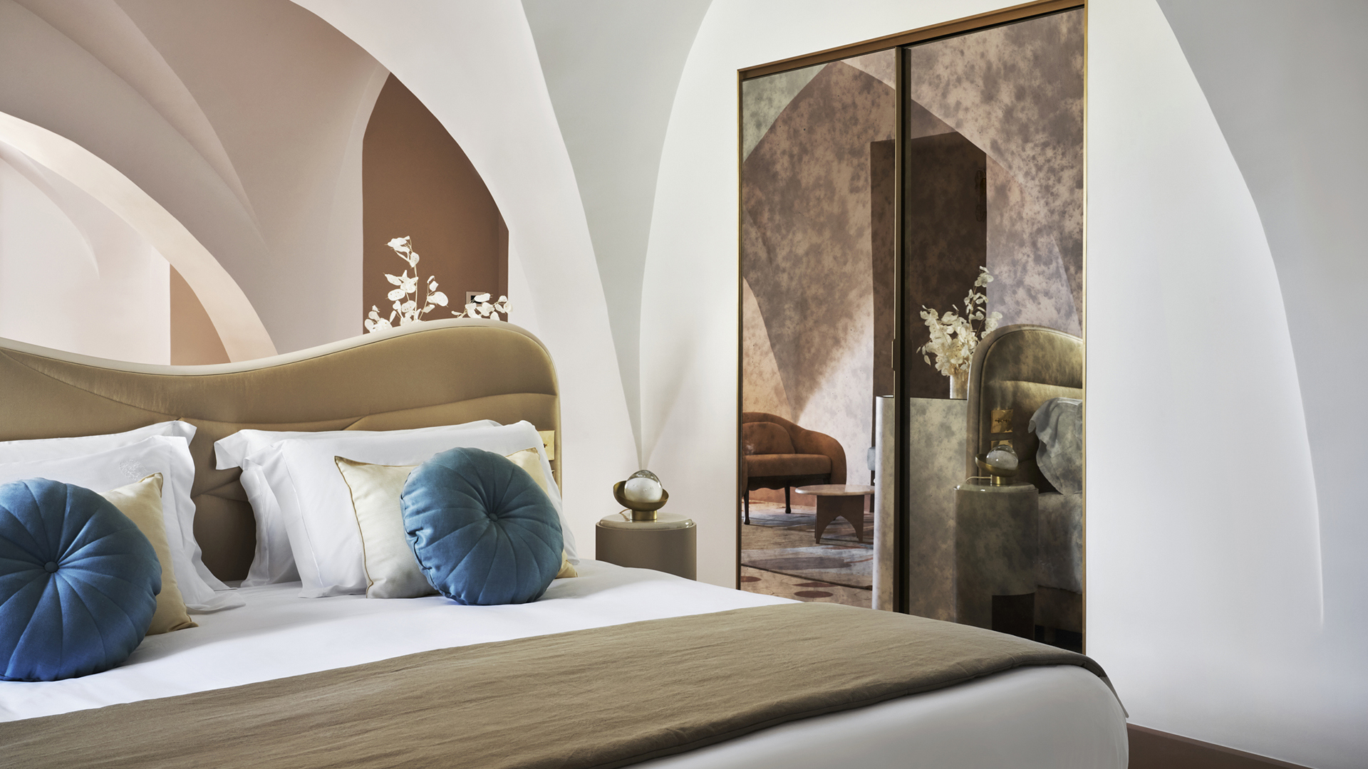 Europe, Italy, Palazzo Avino, Coral Deluxe Suite