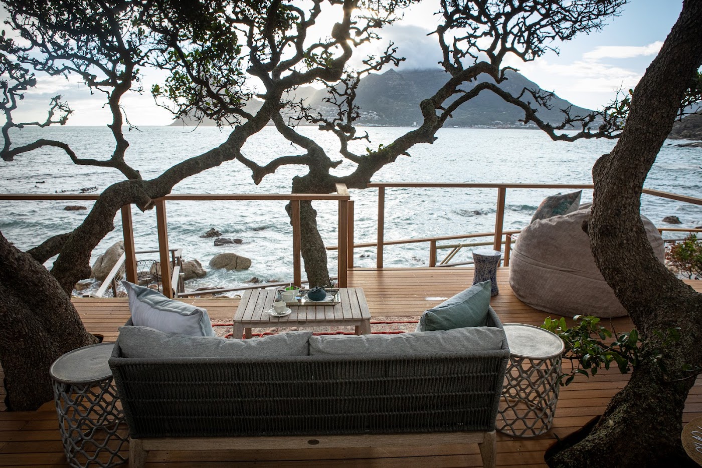 Residents Lounge Deck by the sea