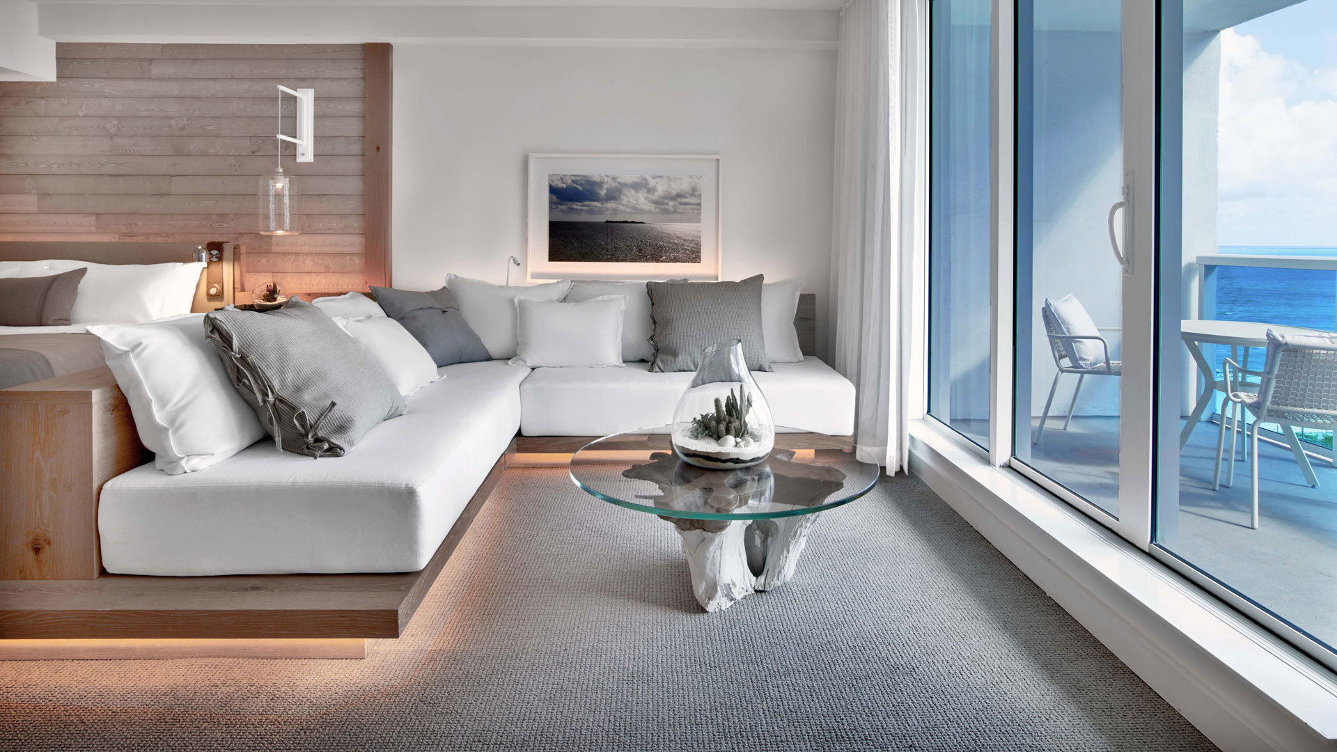 USA, Luxury Florida Holidays, 1 Hotel South Beach, Miami, Suite living area