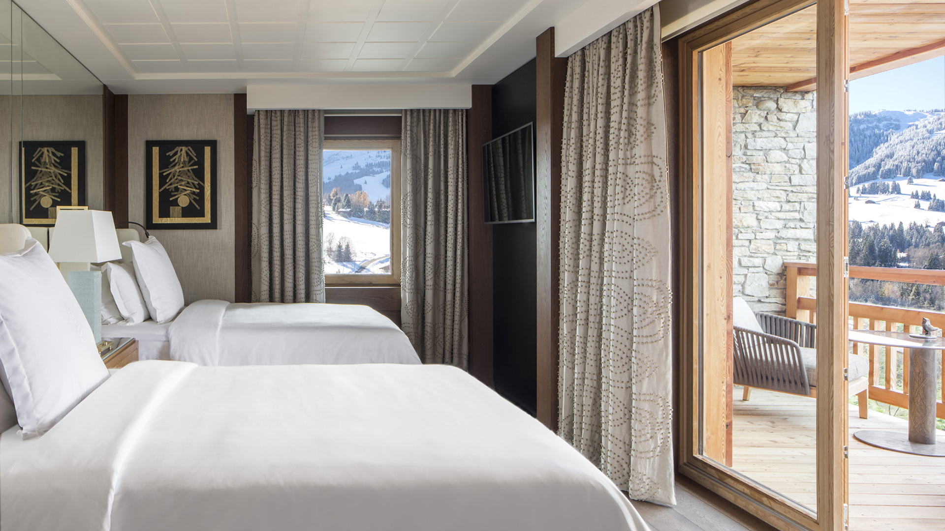 France, Megève, Four Seasons Hotel Megève, Deluxe One Bedroom Suite