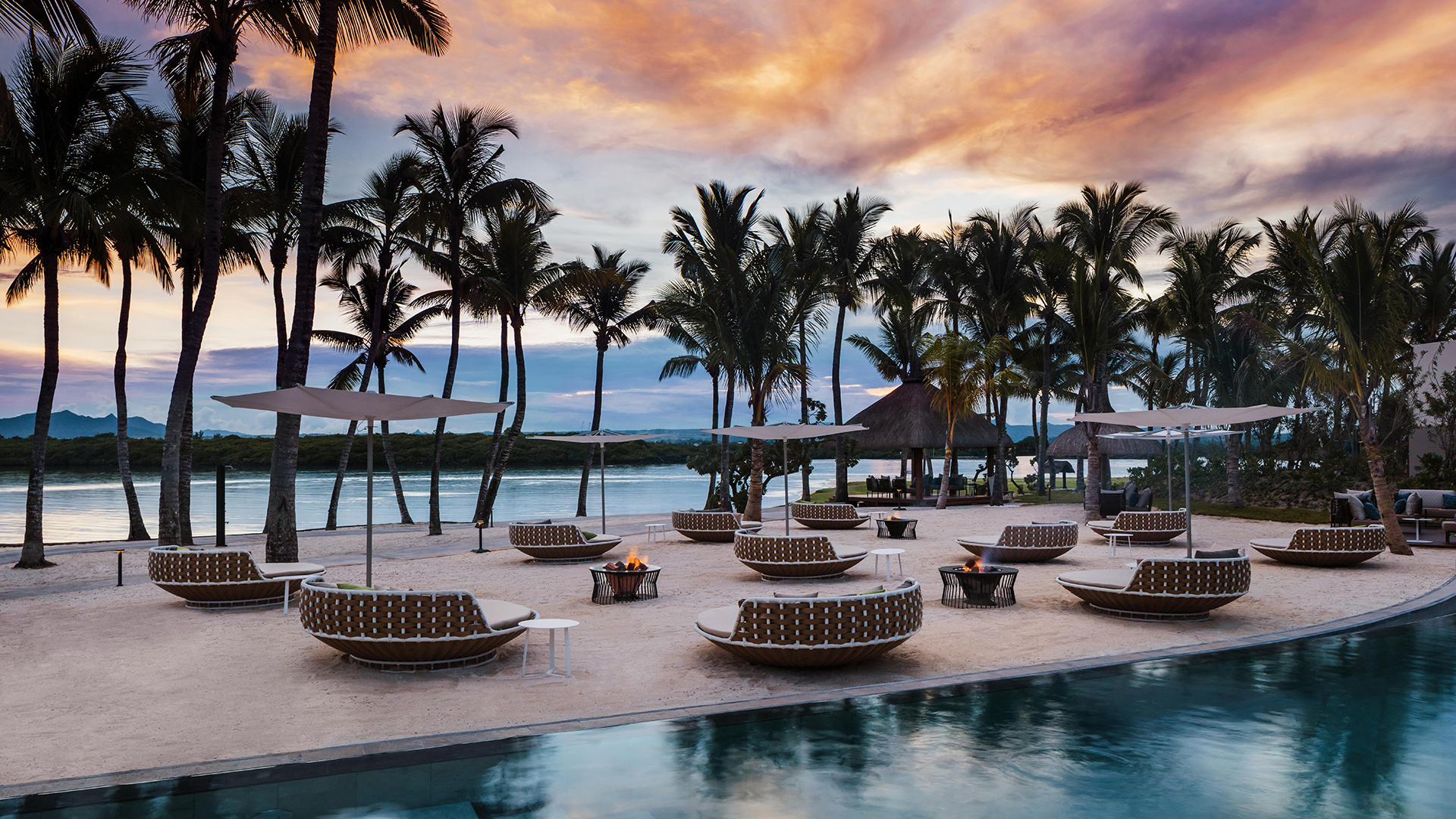 Indian ocean, Mauritius, One & Only Le Saint Geran, La Pointe Bar