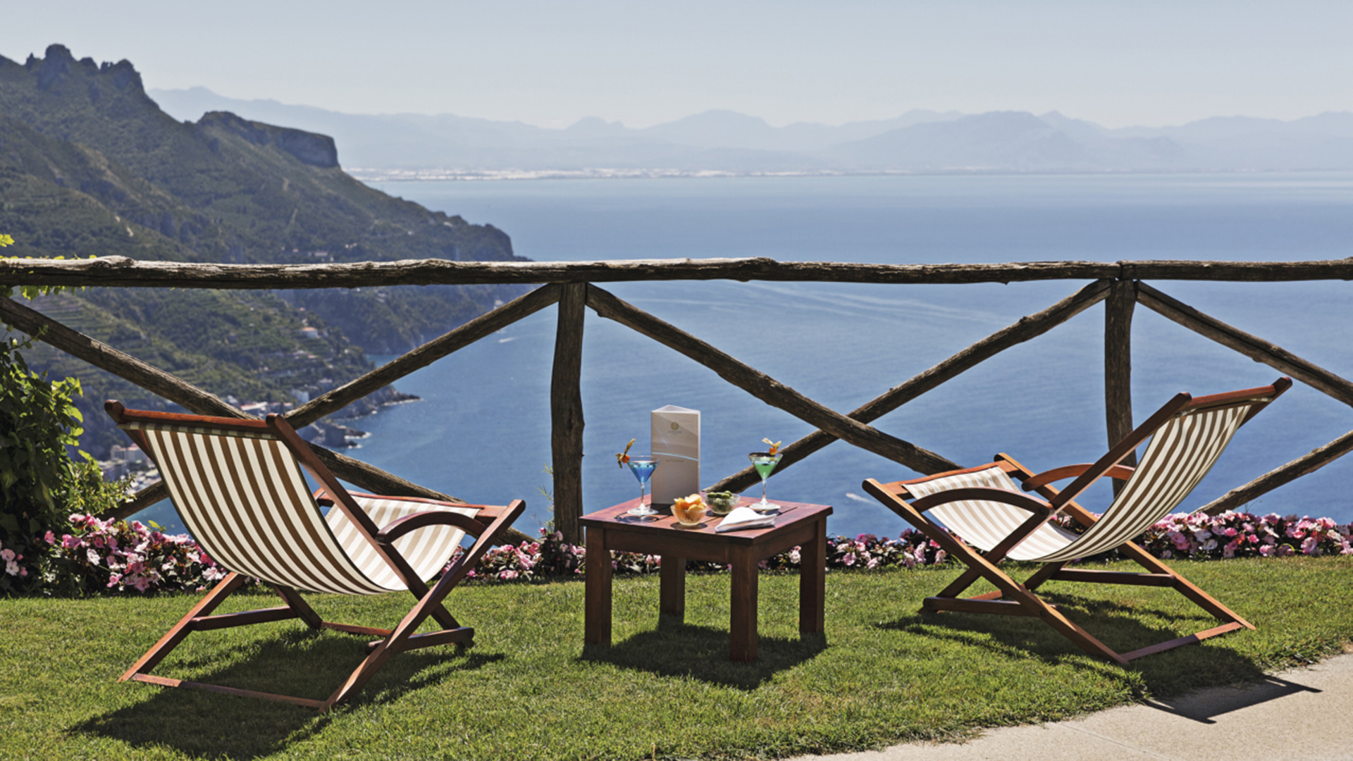 Europe, Italy, Palazzo Avino, View