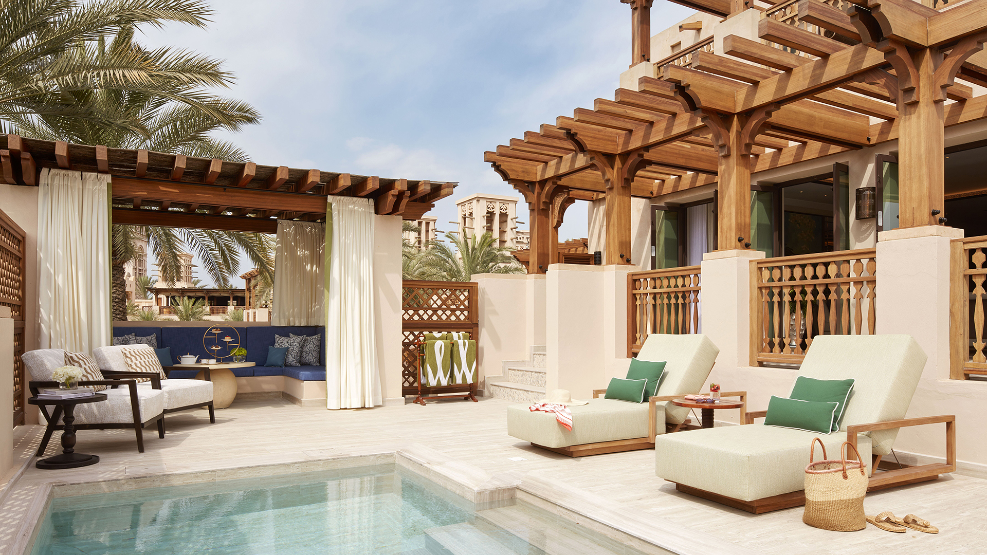 Arabia, Dubai, Malakiya Villas, Sama outdoor
