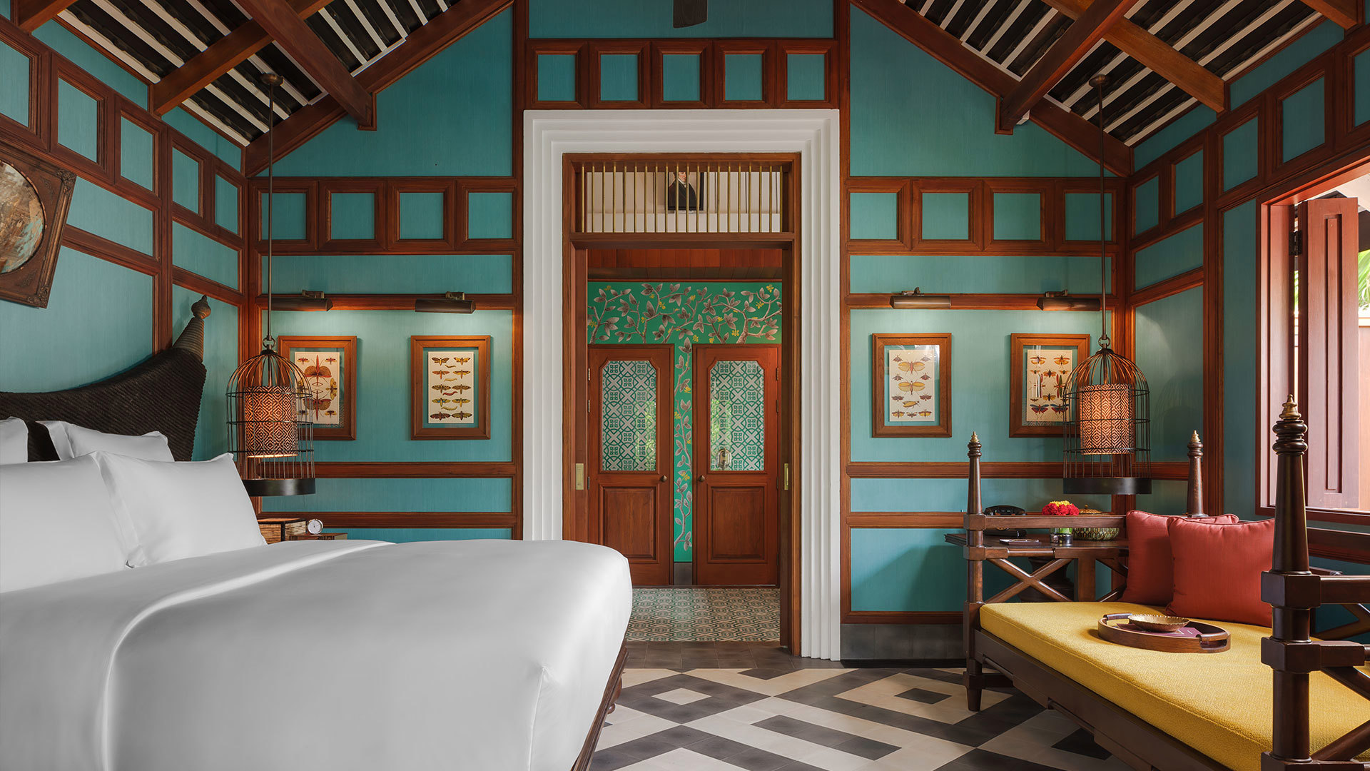  Rosewood Luang Prabang, Laos, Waterfall pool villa bedroom