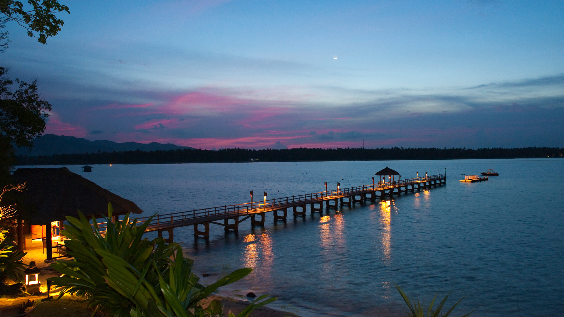 Worldwide, Indonesia, The Oberoi Lombok, Private Jetty at Sunset