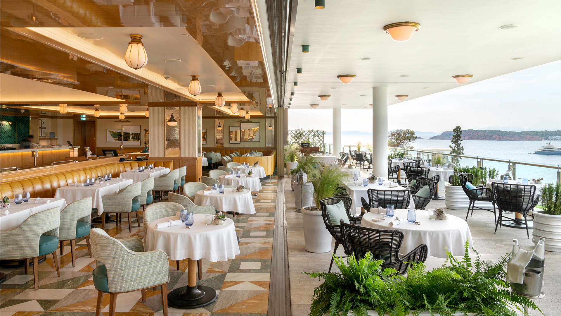 Europe & North Africa, Greece, Athens, Four Seasons Astir Palace, Outdoor Dining Area