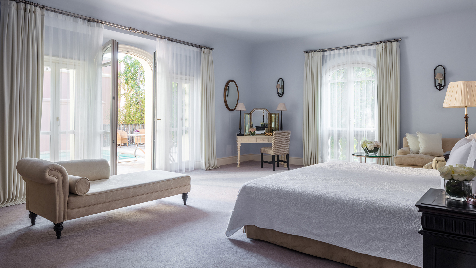 Europe, Spain, Mallorca, Anantara Villa Padierna Palace, Villa Obama Master Bedroom