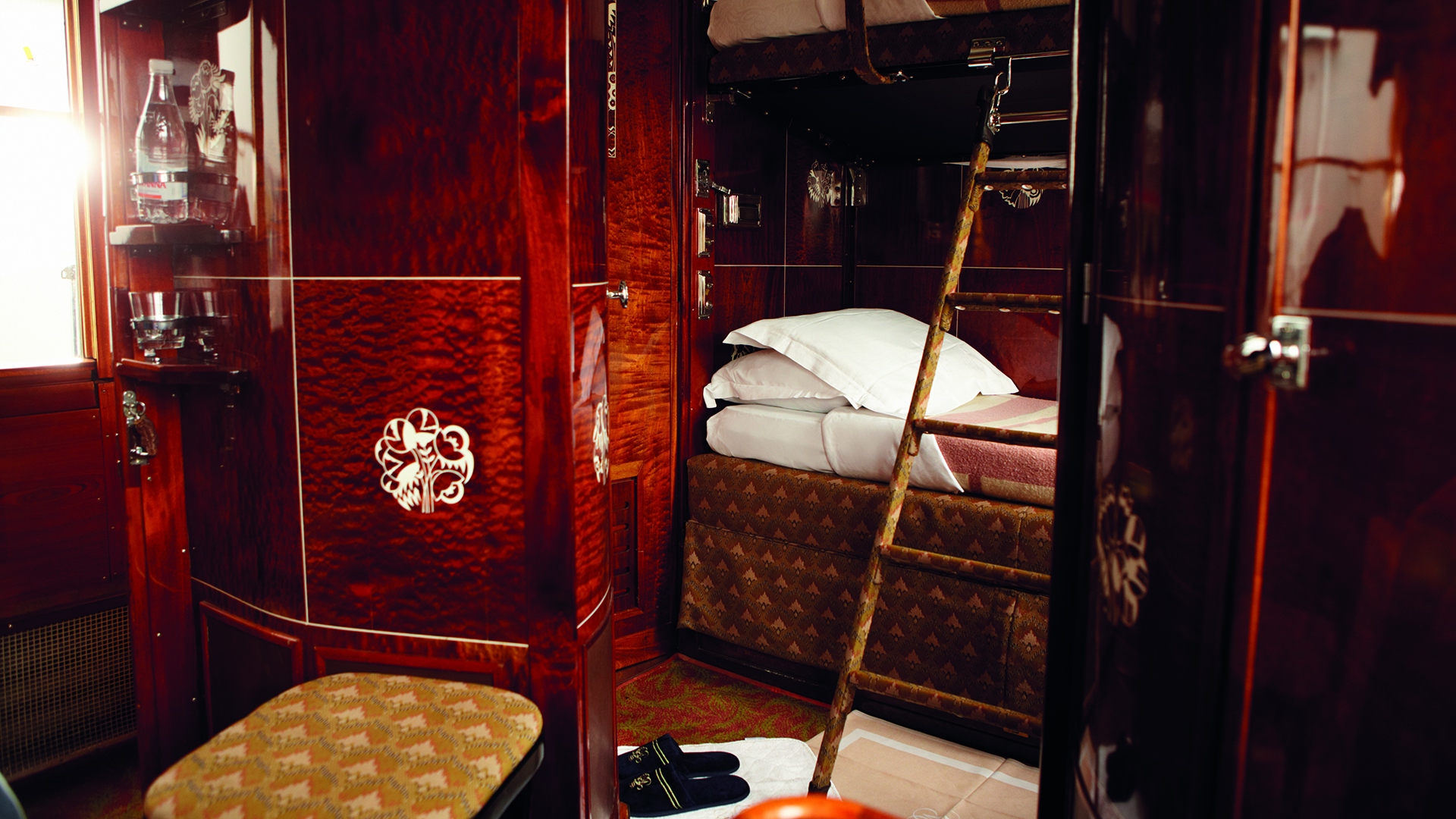 Europe, Italy, Venice Simplon-Orient-Express A Belmond Train Europe, Accommodation cabin