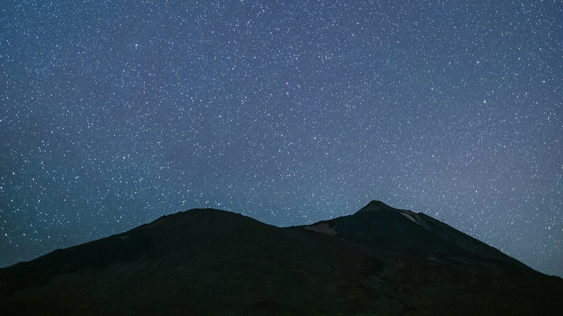 Europe, Spain, Tenerife, stars in the night sky