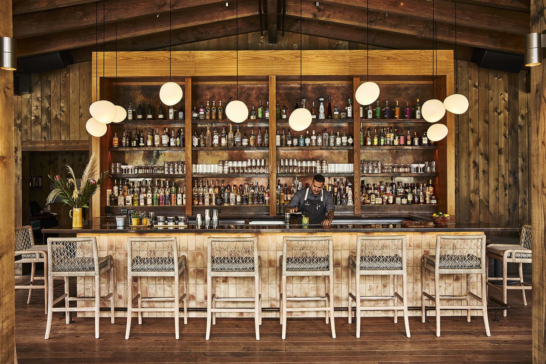 North America, USA, California, Solage Resorts Auberge Collection, Pico Bar 