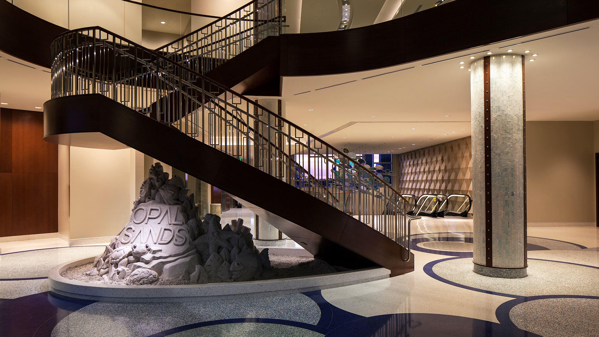 USA, Florida, Opal Sands Resort, Lobby