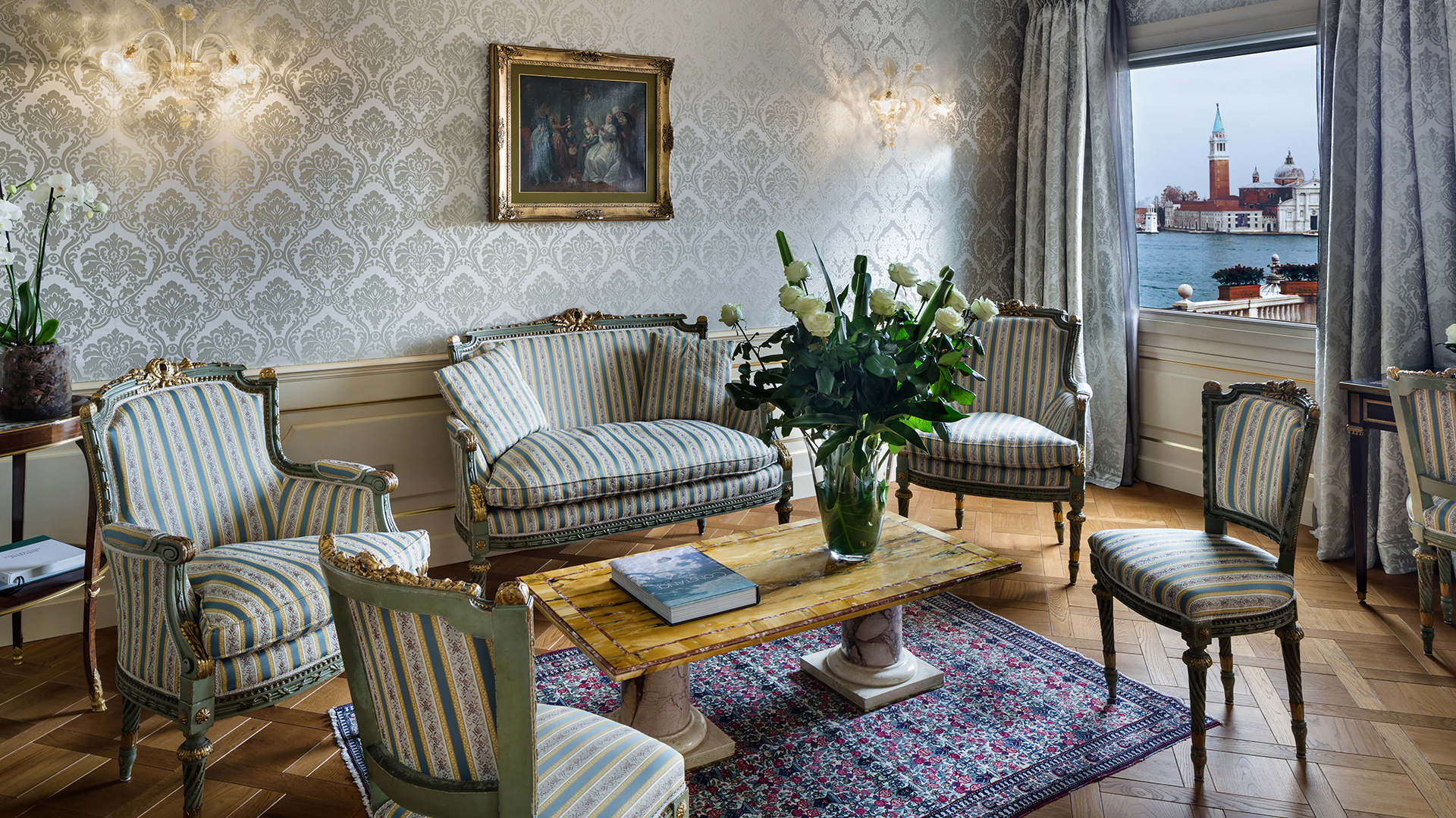 Europe & North Africa, Italy, Venice, Baglioni Hotel Luna, Lagoon View Suite Lounge