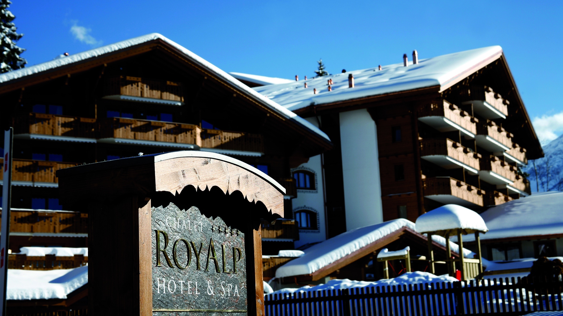 Europe ski, Switzerland, Chalet royalp, External view