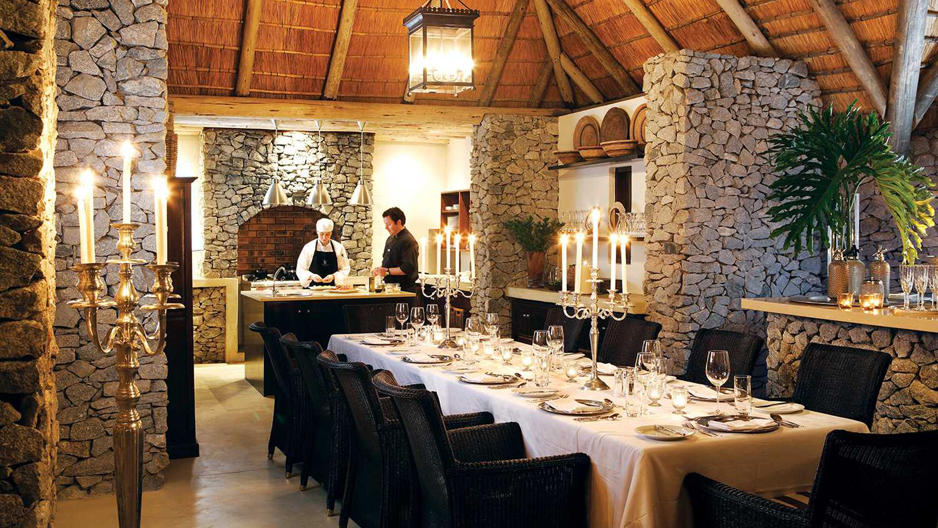Africa, South Africa, Londolozi Pioneer Camp, Dining
